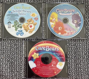 Lot Of 3 Care Bears DVDs Tenderheart Tales Journey to Joke-a-lot The Camp Out + - Picture 1 of 4