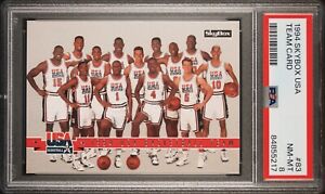 1994 Skybox #83 Team USA Basketball Dream Team PSA 8 + FREE SHIPPING!
