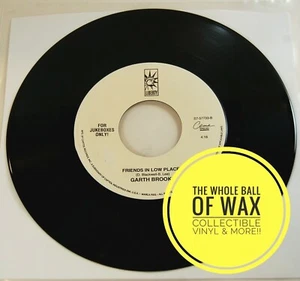 Garth Brooks Friends In Low Places / What She's Doing Now 45 MINT UNPLAYED 1992 - Picture 1 of 9