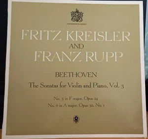 Fritz Kreisler, Franz Rupp - Beethoven The Sonatas Vol. 3 - LP record excellent - Bild 1 von 3