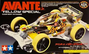 TAMIYA 95060 Mini 4WD AVANTE Jr. Yellow Special (Clear Body) (VS Chassis) - Picture 1 of 6