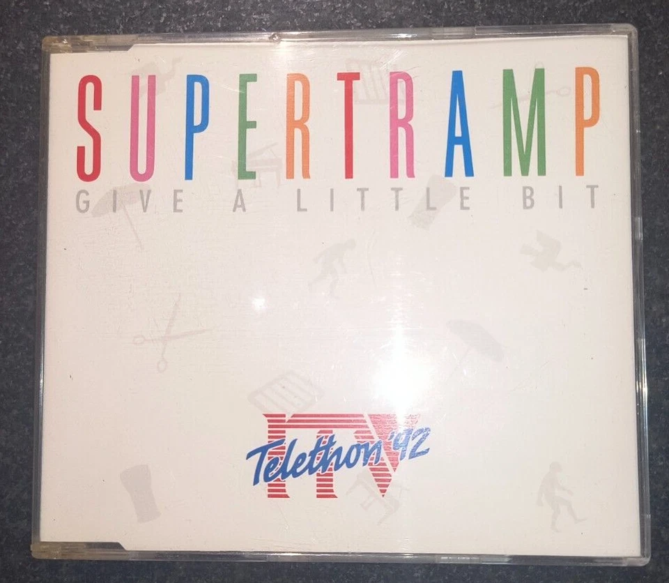 SUPERTRAMP "GIVE A LITTLE BIT" RARE 1992 UK CD SINGLE Foto 1 de 2