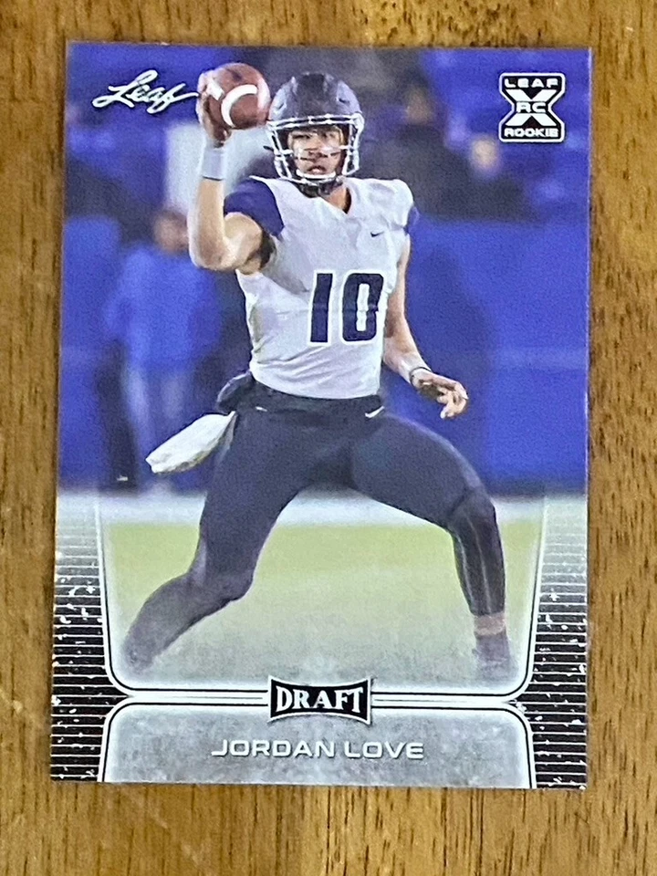 2020 LEAF DRAFT JORDAN LOVE RC #11 PACKERS - Image 1 of 2