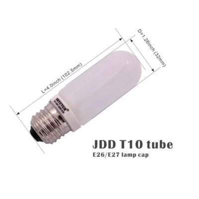 Halogen Light Bulb JDD Photo Studio Strobe Modeling Lamp E26 Lamp Base 120V 250W - Image 1 of 4