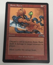 Magic the Gathering Exodus #103 Sonic Burst x4