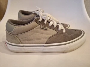 VANS Rowan Pro Gray Suede Canvas Lace Up Lifestyle Shoes Sneakers Men’s 6.5 - Picture 1 of 8