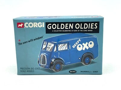 Vintage CORGI Golden Oldies 06202 Morris J - OXO 1/43 new old stock #AC - Immagine 1 di 4