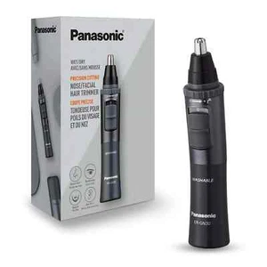 Panasonic Cordless Nose Ear Men's Hair Trimmer W/ Vortex Cleaning System, Black - Picture 1 of 8