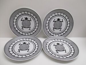 Mimbres Mimbreno Frog 8" Lunch Plates by The Treasure Chest x 4