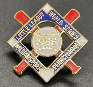 Vintage 1988 Little League World Series pin pin back enamel pin 
