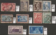 ITALY (1913-30) #s 127--241 M&U / CV $123US (2 scans) db