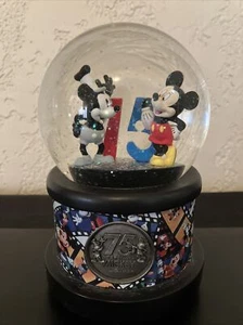 Disney World Mickey Mouse 75th Anniversary Musical "The Entertainer" Schneekugel - Bild 1 von 6