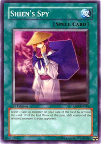 YUGIOH - Shien's Spy - CRV-EN044 - Common - Unlimited Edition - LP - FLAT RATE S - Image 1 of 1