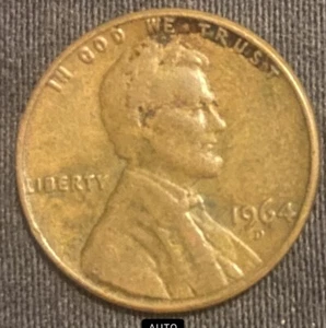 Rare!! 1964 D Lincoln Memorial One Cent Penny Coin - Picture 1 of 2