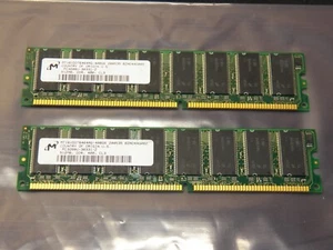 Apple PowerMac iMac G4 G5 DDR 1GB Kit (2X512MB) PC-3200 DDR 400 184 Pin DIMMs - Picture 1 of 3