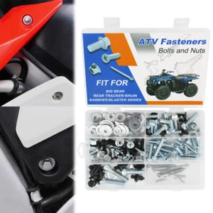 Kits de pernos de guardabarros de marco de plástico para carrocería Yamaha Big Bear 350 1987-1999 aptos para Yamaha Big Bear 350 - Imagen 1 de 13