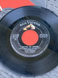Elvis Presley - Return To Sender / Where Do You Come From - 45 rpm, 47-8100 - Picture 1 of 2