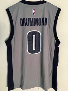 Adidas NBA Jersey Detroit Pistons Andre Drummond Grey sz S - Picture 1 of 1