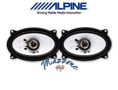 ALPINE SXE-4625S 150W MAX KIT 2 CASSE MULTIMARCHE AUTO ALTOPARLANTI OVALI 4X6" - Image 1 of 4