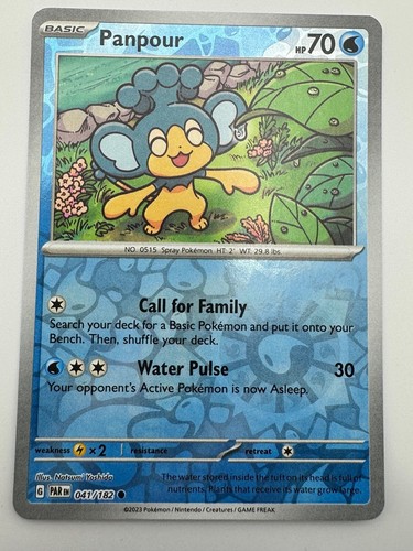Pokemon TCG Card Paradox Rift 041/182 Reverse Holo Panpour | eBay