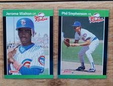 1989 DONRUSS THE ROOKIES JEROME WALTON ROOKIE RC CHICAGO CUBS + STEPHENSON 
