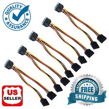 SATA Power Splitter Cable JacobsParts 15 Pin Male to Female 20 AWG in Copper