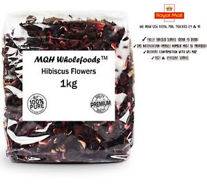 HIBISCUS Flowers Loose Leaf Herbal Tea 100% Pure Premium Quality! 25g-2kg