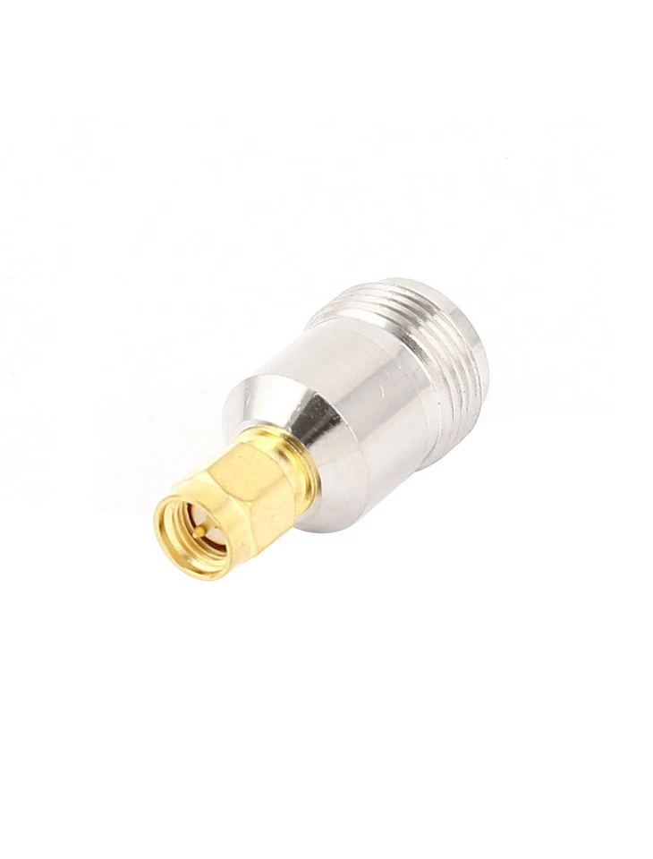 SMA Male Plug to N Type Female Jack M/F Straight RF Adapter Connector USA - Image 1 of 1