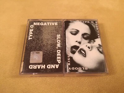 Type o Negative Slow Deep and Hard + Bloody Kisses cassette MC Marilyn Manson - Image 1 of 4
