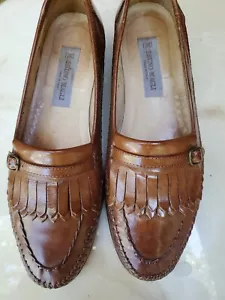 Bruno Magli Made In Italy Mens Targa Dress Shoes 9.5 N LEATHER - Picture 1 of 9