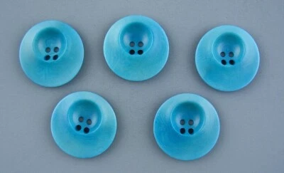 COLORFUL TAGUA NT (COROZO) BUTTON SET OF 5 - Image 1 of 3