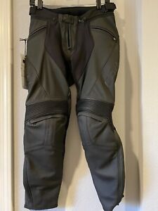Dainese Pony 3 Mens Perforated Leather Pants Matte Black