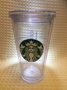Starbucks Grande Clear Acrylic Cold Cup Tumbler 16oz - Picture 1 of 1