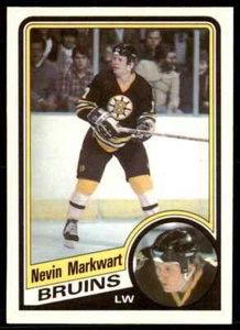 1984-85 O-Pee-Chee Nevin Markwart Rookie Boston Bruins #8 - Picture 1 of 2