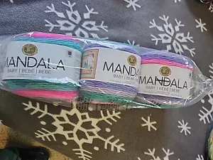 Lion Brand Mandala Baby Yarn 3pk (Pixie Hollow) NEW 590yds Per Skein - Picture 1 of 4