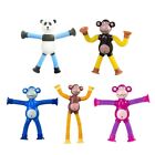 Suction Cup Telescopic Tube Monkey Stretch Tube Transformable Decompression Toy