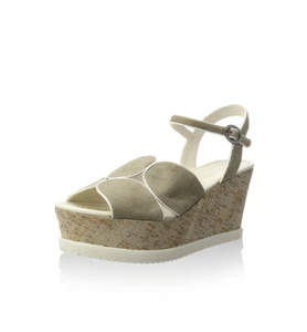 Sandalo con Zeppa Sabbia Chiusura a Fibbia in Pelle - Gerry Weber - Taglia 38 - Imagen 1 de 7