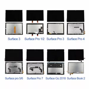 LCD Touch Screen Display For Microsoft Surface Pro 1 2 3 4 5 6 7 Go Book 2 X Lot - Picture 1 of 35