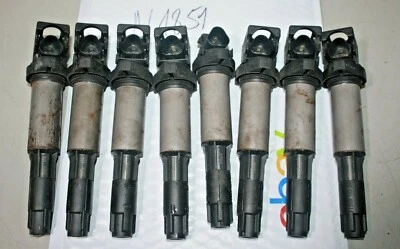 02-08 E65 E66 BMW 745I 745LI 750I 750LI IGNITION COILS SET OF 8 BOSCH  - Image 1 of 4