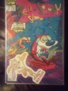 The Ren and Stimpy Show Marvel Comic #1 with Ren Insert in foil VG - Bild 1 von 1