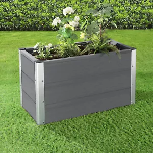 WPC Pflanztopf 100x50x50cm Pflanzkübel Blumenkübel Pflanzkasten Blumenkasten - Bild 1 von 6