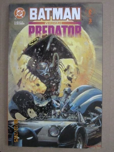 1992 DC COMICS BATMAN VERSUS PREDATOR #3 OF 3 ARTHUR SUYDAM COVER WITH 8 CARDS - Picture 1 of 10