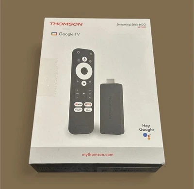 Thomson Streaming Stick 140UK, 4K UHD, Google TV, Google Voice Control, WIFI - Image 1 of 4