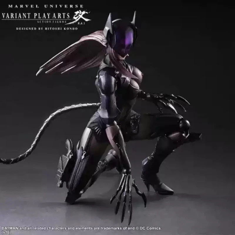 Play Arts Kai Catwoman Tetsuya Nomura Figura de Acción Modelo Colección Regalos Nuevo Foto 1 de 4