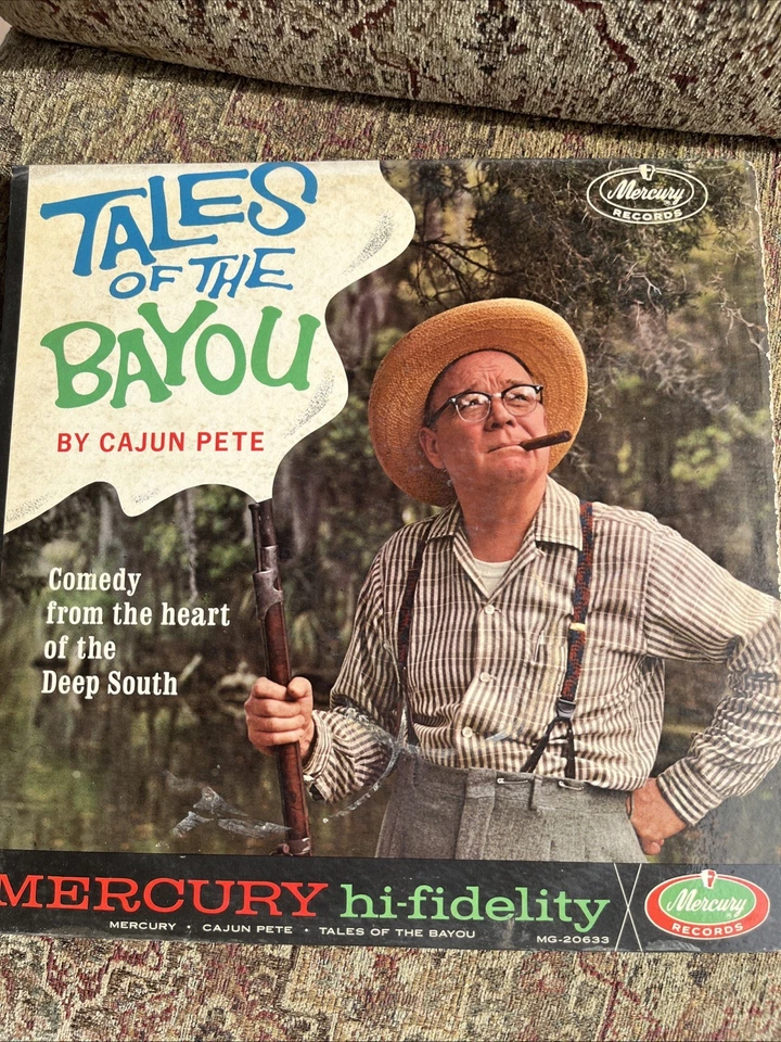 1961 Cajun Pete: Tales From The Bayou Vinyl LP MERCURY Comedy From Deep South Foto 1 de 3