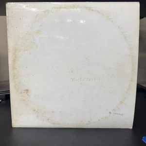 The Beatles WHITE ALBUM Embossed Double LP Vinyl SWBO 101 Apple Numbered - Picture 1 of 6