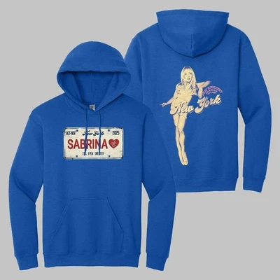 Sabrina Carpenter 纳什维尔田纳西州 2025 年普利司通竞技场连帽衫 — 第 1/4 张图片