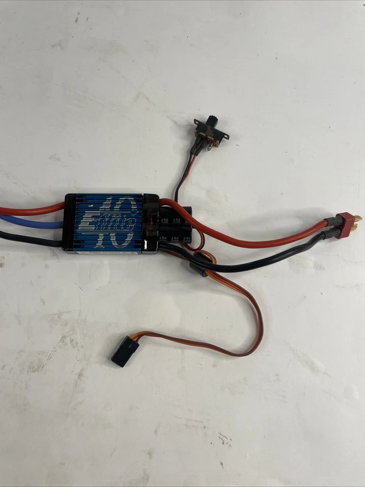 Nice E-flite Eflite 40 Amp 40A Pro Brushless ESC Speed Control EFLA1040 - Image 1 of 4