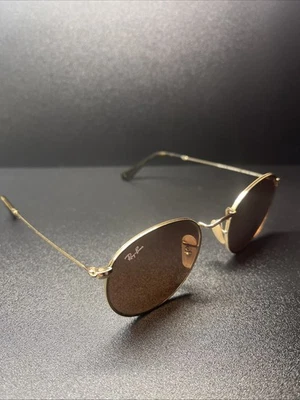 Ray Ban Italy R RB3447-N 50[]21 Gold Round Sonnenbrille KD1 - Bild 1 von 4