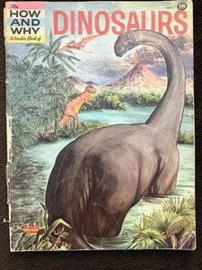 The How and Why Wonder Book of Dinosaurs 1960 Illustrated Children’s Book - Picture 1 of 8